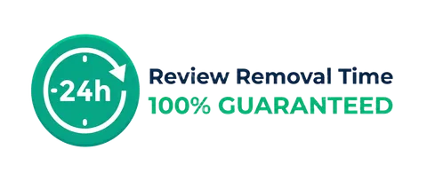 24 hours removal time guarantee