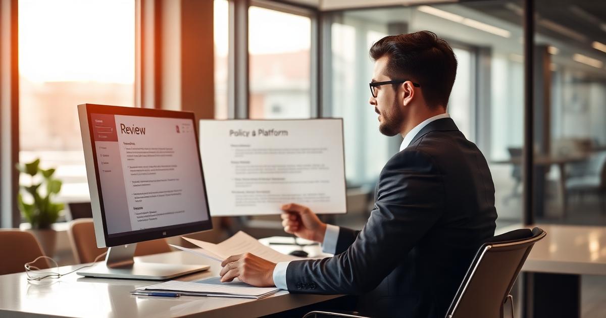 Professional reviewing platform guidelines for review removal requests on computer screen
